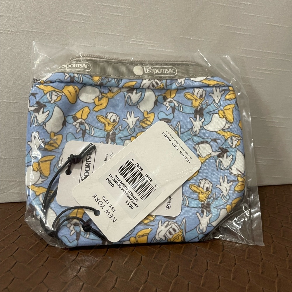 LesportSac DONALD RECTANGULAR COSMETIC NEW